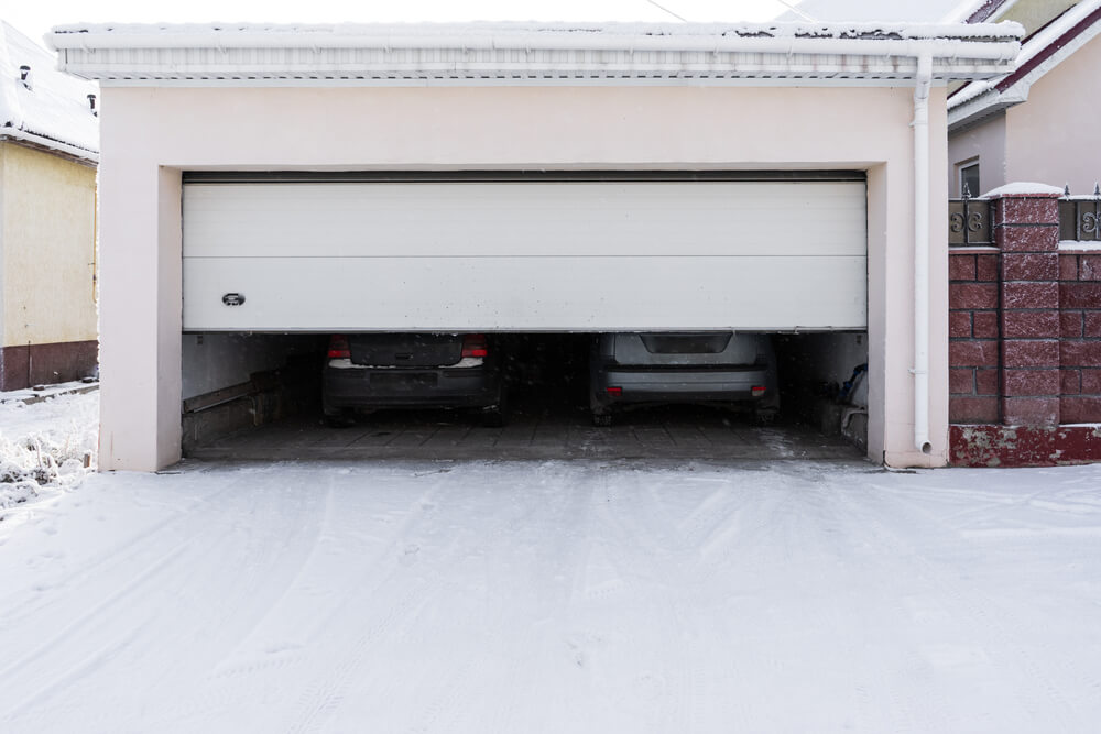 winter garage door maintenance